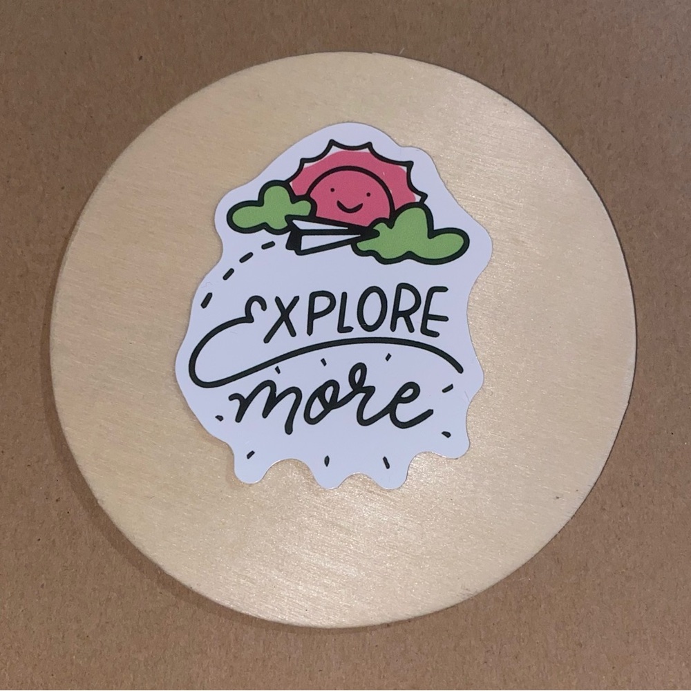 🌈20/$12🌈 Explore More Sticker